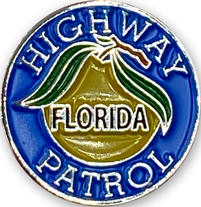FHP Florida Highway Patrol Police Lapel Pin CL-017 - www.ChallengeCoinCreations.com