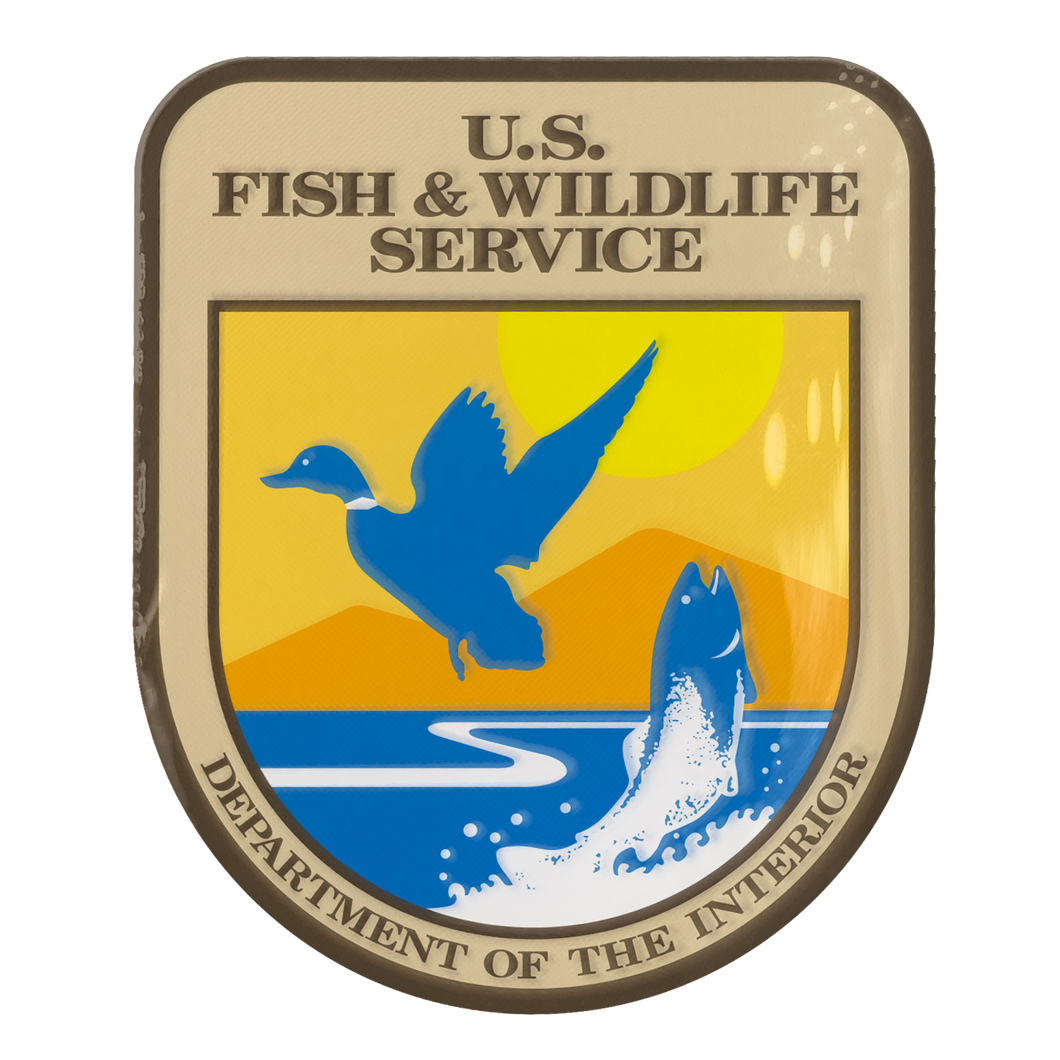 U.S. Fish and Wildlife Service FWL Pin Police Hunting Fishing CITES Department of the Interior EL2-015 - www.ChallengeCoinCreations.com