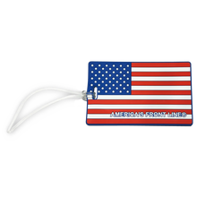 Load image into Gallery viewer, American Flag USA Luggage ID Tag Military Veteran Patriotic Gift for suitcase BL4-023 LKC-99