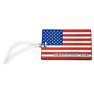 American Flag USA Luggage ID Tag Military Veteran Patriotic Gift for suitcase BL4-023 LKC-99