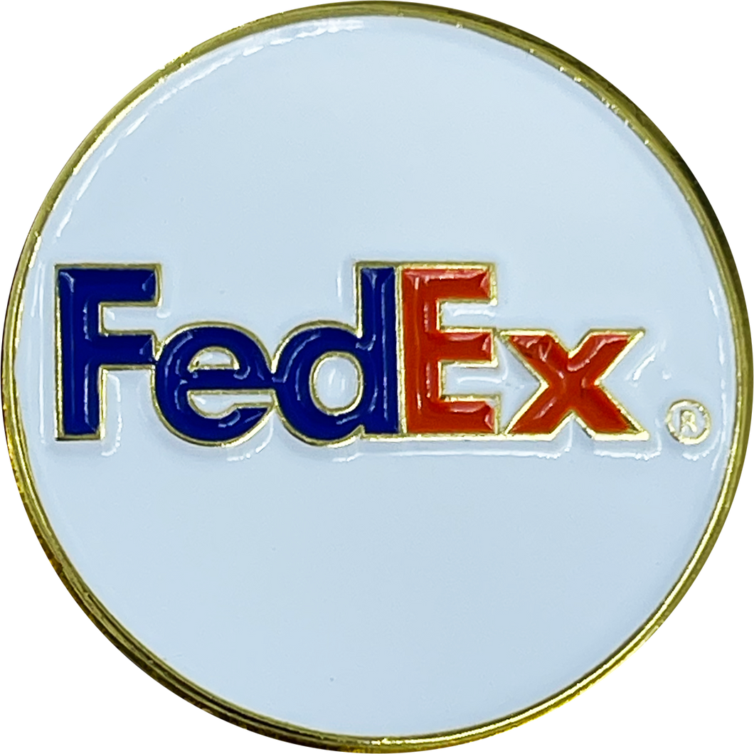 FedEx lapel pin BL11-013 - www.ChallengeCoinCreations.com