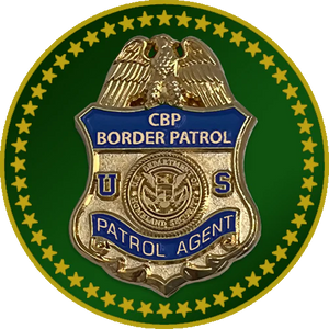 Border Patrol Agent CBP Honor First Lapel Pin cloisonné with dual pin posts BPA BFP-008 P-189B