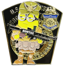 Load image into Gallery viewer, Border Patrol Agent Bortac Operator CBP BPA Thin Green Line Challenge Coin BL14-007 - www.ChallengeCoinCreations.com