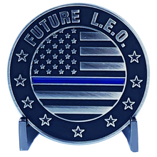 Load image into Gallery viewer, Future LEO Police Law Enforcement Explorer Officer Challenge Coin DL6-05 - www.ChallengeCoinCreations.com