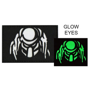 Glow in the Dark Predator Hook and Loop Morale Patch Army Navy USMC Air Force LEO PAT-34/35