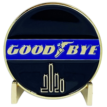 Load image into Gallery viewer, GOOD BYE 2020 Challenge Coin It was not a GoodYear Sorry We&#39;re Closed until 2021 DL8-05 - www.ChallengeCoinCreations.com