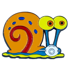 Gary the Snail Mask Pin inspired by Sponge Bob EE-017 - www.ChallengeCoinCreations.com