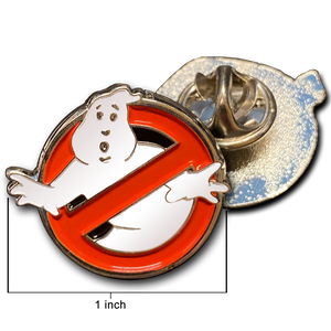 9-GB Ghostbusters 1" Pin - www.ChallengeCoinCreations.com