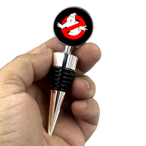 Ghostbusters Mooglie Inspired Wine Stopper - www.ChallengeCoinCreations.com
