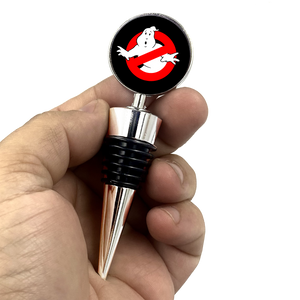 Ghostbusters Mooglie Inspired Wine Stopper - www.ChallengeCoinCreations.com