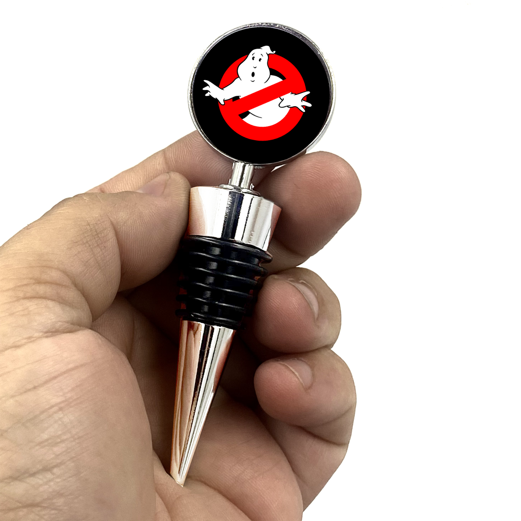 Ghostbusters Mooglie Inspired Wine Stopper - www.ChallengeCoinCreations.com