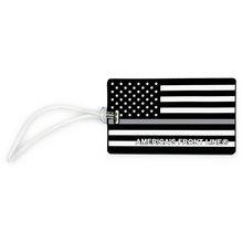 Load image into Gallery viewer, Thin Gray Line Corrections American Flag Luggage ID Tag CO Correctional Officer for suitcase BL4-022 LKC-97