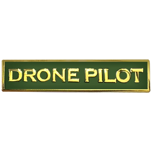 DRONE PILOT Green Commendation Bar Pin Border Patrol Security Military Army Marines PBX-003-F P-188A