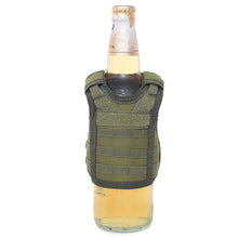 Load image into Gallery viewer, Tactical Beer Water Soda Bottle Can Vest with Hook and Loop FREE USA SHIPPING SHIPS FROM USA