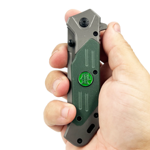 Load image into Gallery viewer, Border Patrol tactical pocket knife BPA Rescue Tool Steel Blade Patrol Agent CBP Bortac GB2-004 26-K