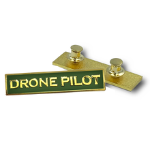 Load image into Gallery viewer, DRONE PILOT Green Commendation Bar Pin Border Patrol Security Military Army Marines PBX-003-F P-188A