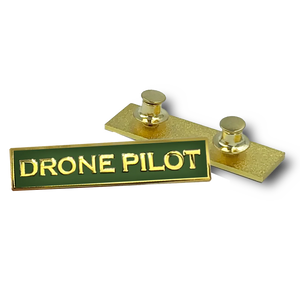 DRONE PILOT Green Commendation Bar Pin Border Patrol Security Military Army Marines PBX-003-F P-188A