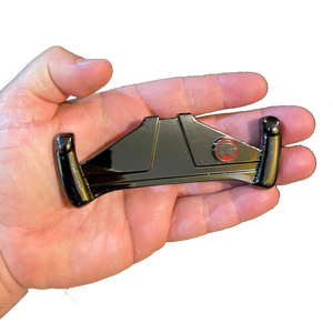 Knight Rider KITT Gullwing 4.5 inch pin 2 posts & deluxe locking safety clasps CL5-018 - www.ChallengeCoinCreations.com