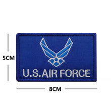 Load image into Gallery viewer, USAF FLAG Tactical Patch Air Force Morale Hook and Loop FREE USA SHIPPING  SHIPS FROM USA PAT-338/A/B