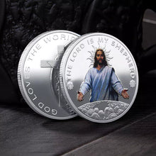 Load image into Gallery viewer, God Jesus Loves the World Lord Is My Shepherd Christ the Redeemer Medallion Challenge Coin Free USA Shipping EL7-001A-C