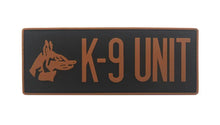Load image into Gallery viewer, K9 Canine Unit Working Dog PVC Hook and Loop Morale  Patch Army Navy USMC Air Force LEO FREE USA SHIPPING SHIPS FROM USA PAT-346/A/B/C/D