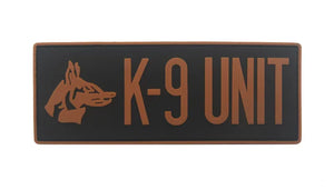 K9 Canine Unit Working Dog PVC Hook and Loop Morale  Patch Army Navy USMC Air Force LEO FREE USA SHIPPING SHIPS FROM USA PAT-346/A/B/C/D