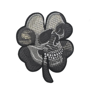4 Leaf Clover Skull Lucky Irish St paddy Patricks Day Hook and Loop Morale Patch FREE USA SHIPPING SHIPS FROM USA PAT-593 594 595