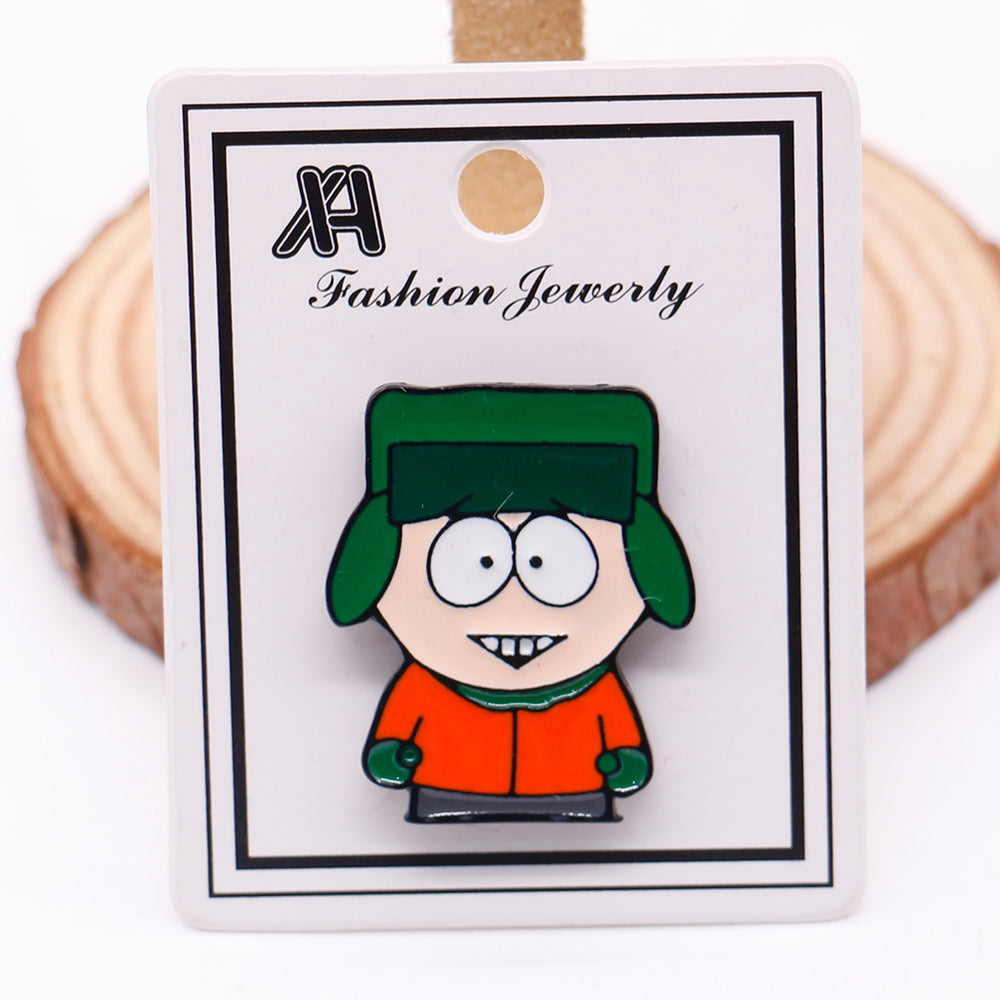 South Park Inspired Kyle Broflovski Pin Stan Cartman Kenny Butters Trey Parker Matt Stone  P-078A - www.ChallengeCoinCreations.com