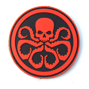 Skull Zombie Octopus Mashup PVC Hook and Loop Morale Patch Army Navy USMC Air Force LEO PAT-18
