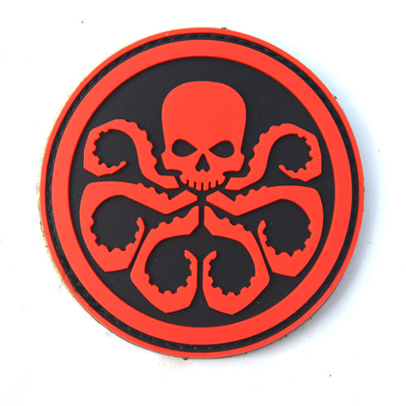 Skull Zombie Octopus Mashup PVC Hook and Loop Morale Patch Army Navy USMC Air Force LEO PAT-18