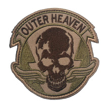 Load image into Gallery viewer, Outer Heaven Skull Hook and Loop Morale Patch FREE USA SHIPPING SHIPS FROM USA PAT-611 612 613