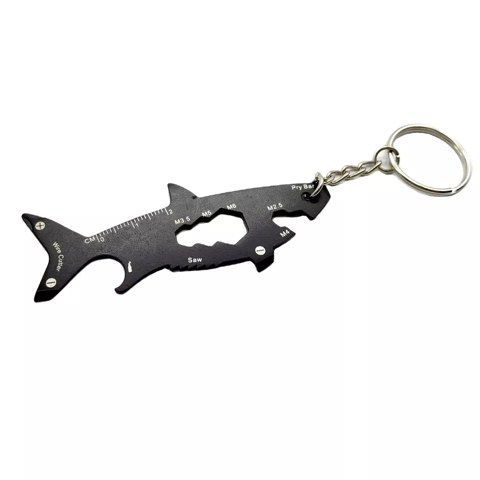 13 in 1 Multi tool Shark Keychain As Seen On TV FREE USA SHIPPING SHIPS FREE FROM USA