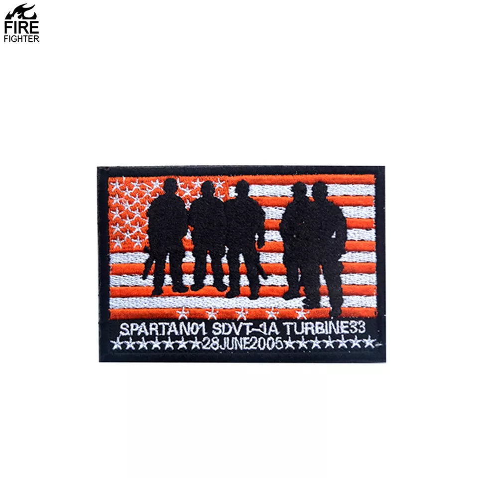 SDVT 1A, Spartan 01, Turbine 33 Replica Embroidered Hook and Loop Tactical Morale Patch FREE USA SHIPPING SHIPS FROM USA PAT-301
