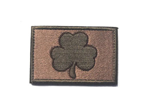 3 Leaf Clover Lucky Irish St paddy Patricks Day Hook and Loop Morale Patch FREE USA SHIPPING SHIPS FROM USA PAT-586 587 588 589  (E)
