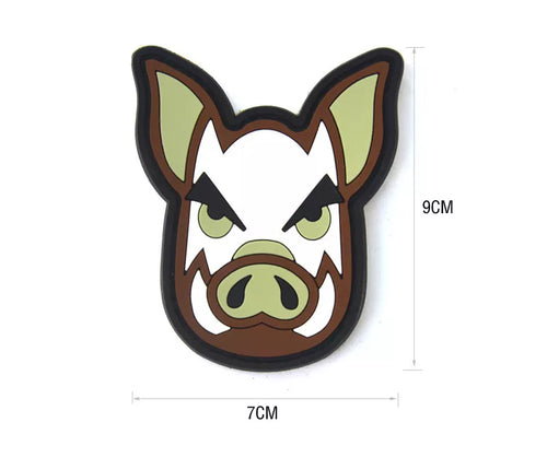 War Pig PVC Ranger Patch Army Marines Morale Hook and Loop FREE USA SHIPPING  SHIPS FROM USA PAT-123