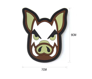War Pig PVC Ranger Patch Army Marines Morale Hook and Loop FREE USA SHIPPING  SHIPS FROM USA PAT-123