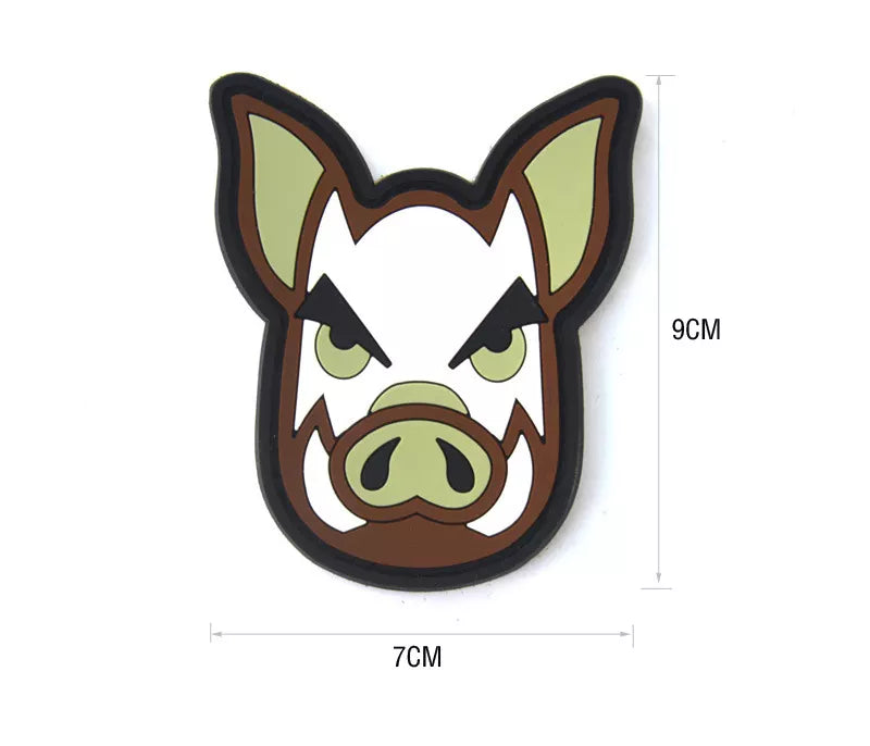 War Pig PVC Ranger Patch Army Marines Morale Hook and Loop FREE USA SHIPPING  SHIPS FROM USA PAT-123