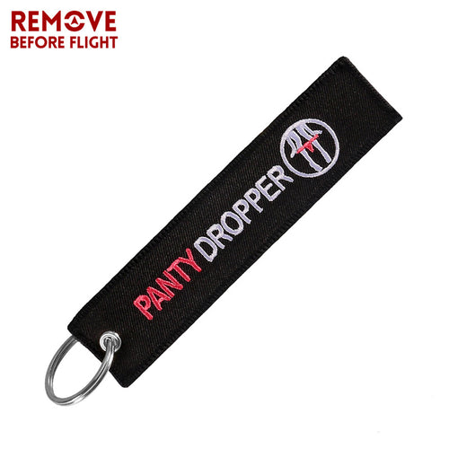 PANTY DROPPER Keychain Luggage Tag Motorcycle Bike Week Harley Kawasaki Suzuki Honda Yamaha Sturgis LKC-33 - www.ChallengeCoinCreations.com