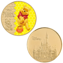 Load image into Gallery viewer, Disneyland 100 Acre Woods Winnie Tiger Eeyore Piglet 5 Coin Challenge Coin Set FREE USA SHIPPING ZH-010