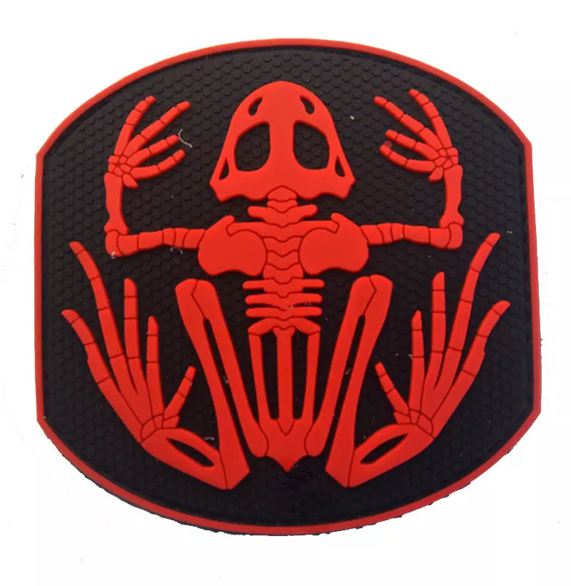 Frog Skeleton Tactical Patch Army Marines Morale Hook and Loop FREE USA SHIPPING  SHIPS FROM USA PAT-145/146/147