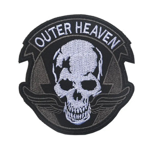 Outer Heaven Skull Hook and Loop Morale Patch FREE USA SHIPPING SHIPS FROM USA PAT-611 612 613