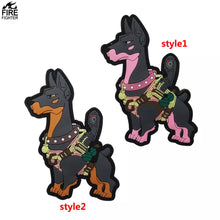 Load image into Gallery viewer, K9 K-9 Canine Dogs Of War Doberman Dobie PVC Hook and Loop Tactical Morale Patch FREE USA SHIPPING SHIPS FROM USA P00217/-2 PAT-290/290A