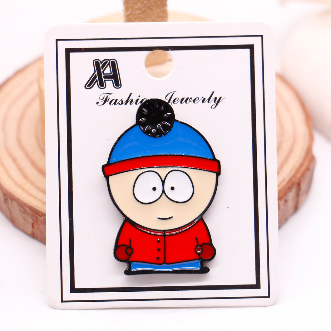 South Park Inspired Stan Marsh Pin Stan Kyle Cartman Kenny Butters Trey Parker Matt Stone P-079A - www.ChallengeCoinCreations.com