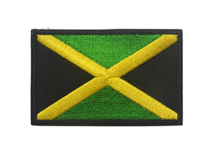 Jamaican Jamaica Flag Embroidered Hook and Loop Tactical Morale Patch FREE USA SHIPPING SHIPS FROM USA V90452 PAT-297