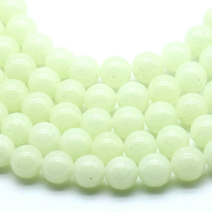 noctilucent cyan 8MM Beads Natural 15" (+/- 44) Beads per strand B-28