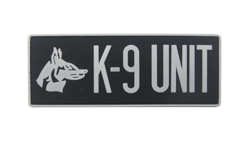 K9 Canine Unit Working Dog PVC Hook and Loop Morale  Patch Army Navy USMC Air Force LEO FREE USA SHIPPING SHIPS FROM USA PAT-346/A/B/C/D