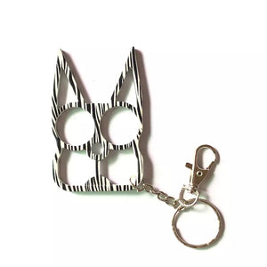 Metal Pretty Kitty Cat  Keychain Touch Free Door Opener (No Bottle Opener) KAT