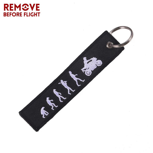 BIKER EVOLUTION Keychain Luggage Tag Motorcycle Bike Week Harley Kawasaki Suzuki Honda Yamaha Sturgis LKC-62 - www.ChallengeCoinCreations.com