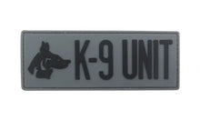 Load image into Gallery viewer, K9 Canine Unit Working Dog PVC Hook and Loop Morale  Patch Army Navy USMC Air Force LEO FREE USA SHIPPING SHIPS FROM USA PAT-346/A/B/C/D