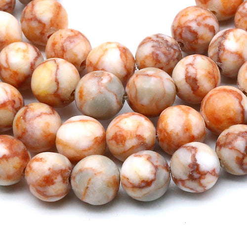 Red Picasso Jasper Stone 8MM Beads Natural 15